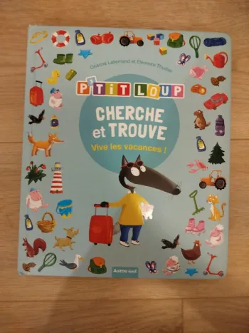 Cherche et trouve "P'tit loup vive les vacances"