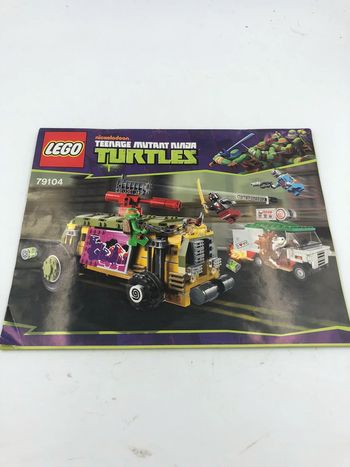 Notice Lego Tortue Ninja N•79104
