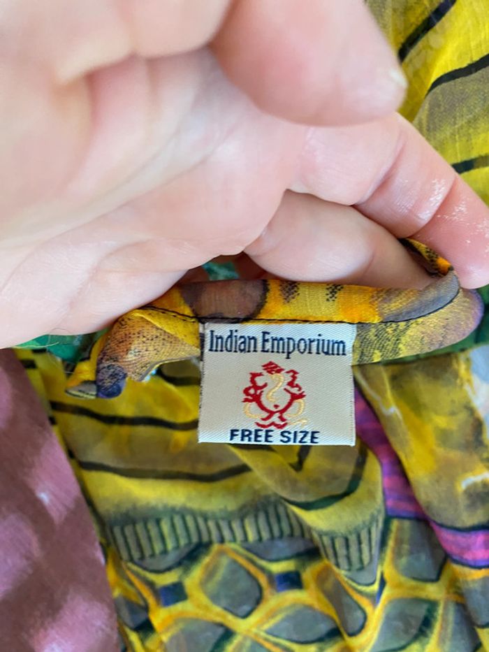 Robe tunique de plage multicolore - photo numéro 5