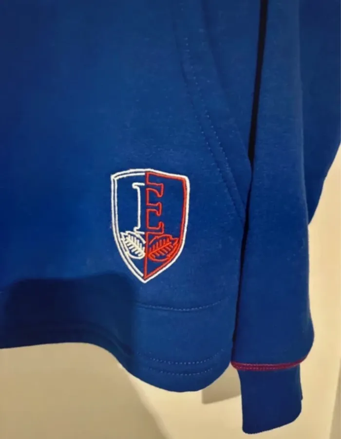 Sweat à capuche bleu Élite by Undiz - Taille M - photo numéro 3