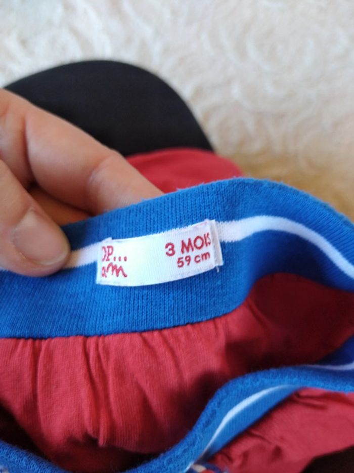 Pantalon doublé style sarouel Garçon 3 mois Dpam 100% coton - photo numéro 6