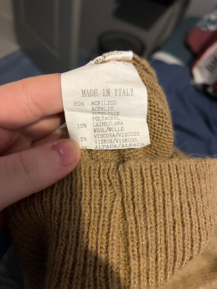 Pull col roulé long camel - photo numéro 3