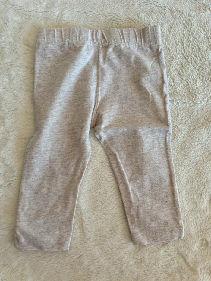 Legging beige - taille 6 mois - photo numéro 2