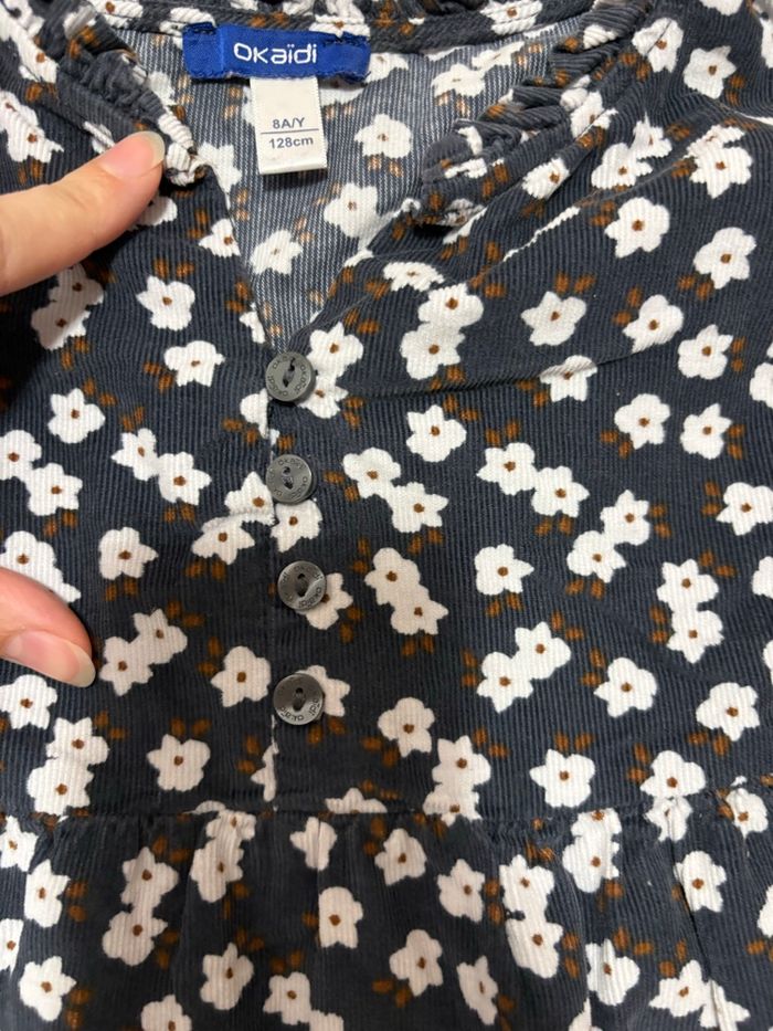 Robe velours côtelé  8 ans - photo numéro 3