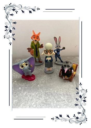 Lot figurines zootopie