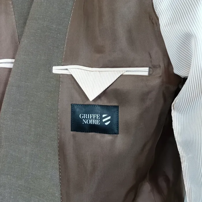 Veste de costume marron Griffe Noire - Taille 54 A477 - photo numéro 11
