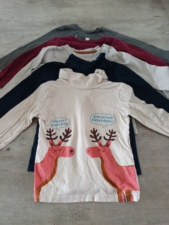 Lot tshirt manche longues