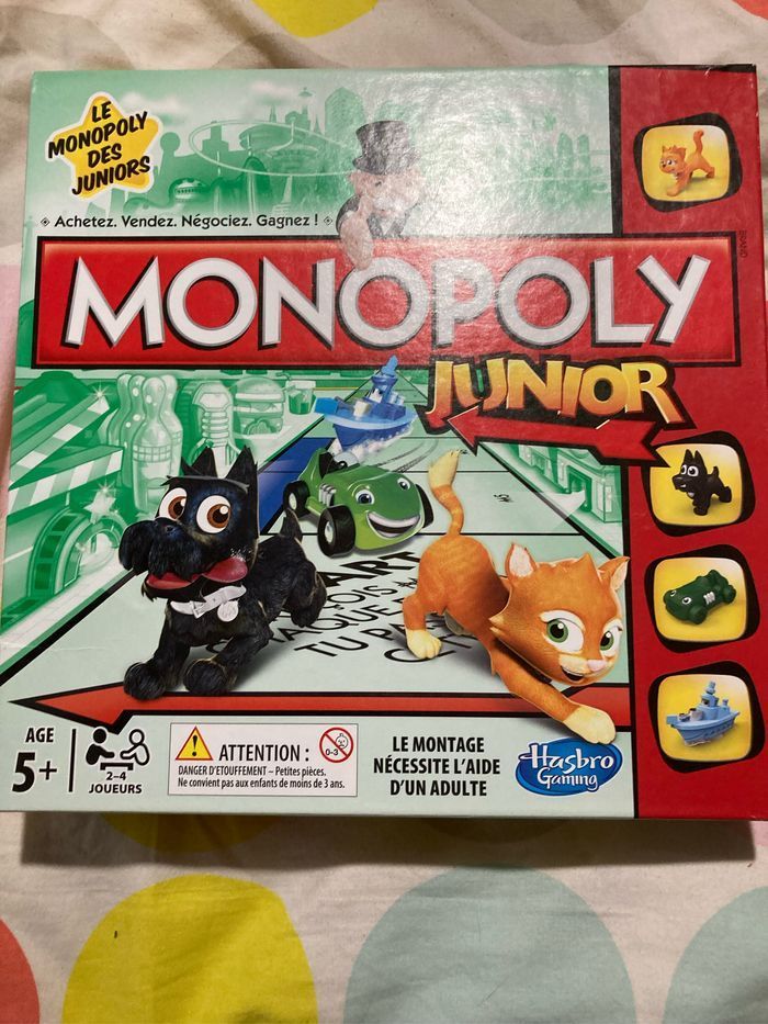 Monopoly junior hasbro