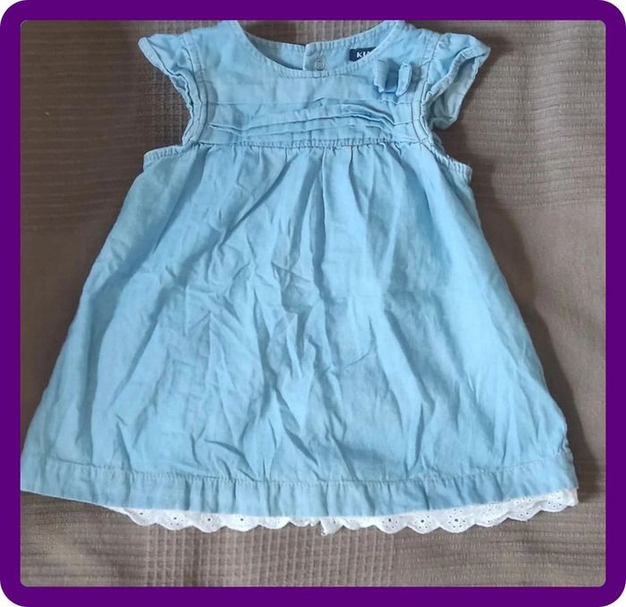 Robe jean fluide Kiabi 6 mois