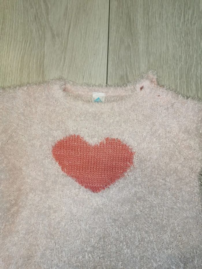 Pull à poils rose TEX - photo numéro 2