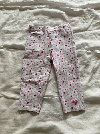 Pantalon Minnie à pois rose 12 mois