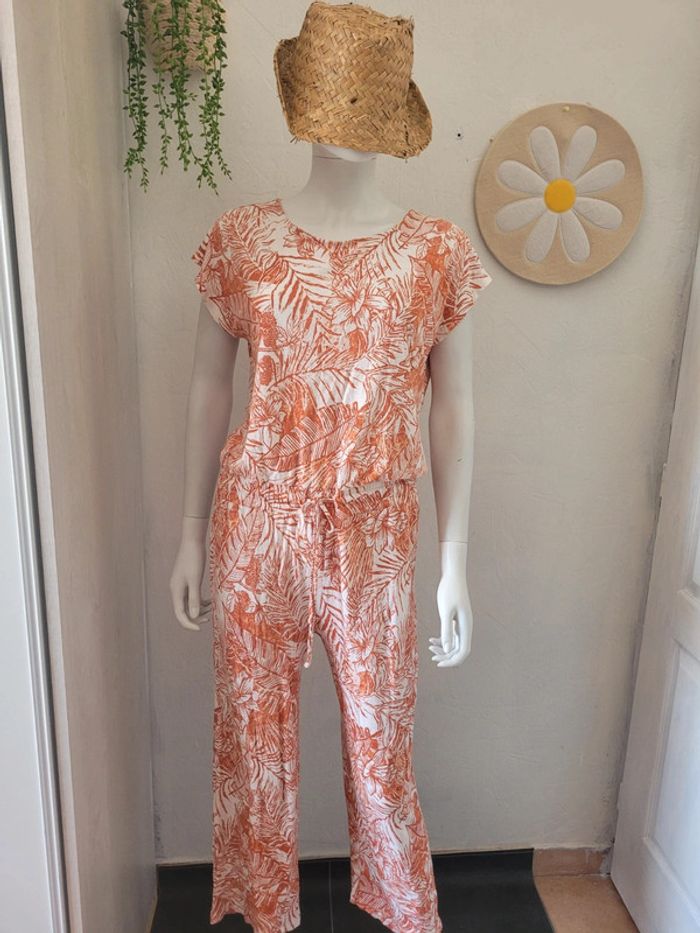 Combi pantalon avec du lin - photo numéro 2