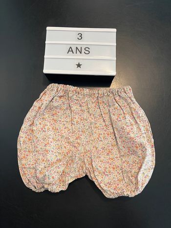 Short bloomer fleuri