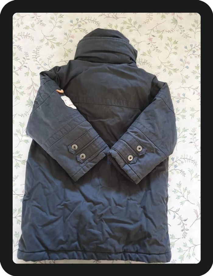 manteau garçon gris/orange Timberland 18 mois - photo numéro 2