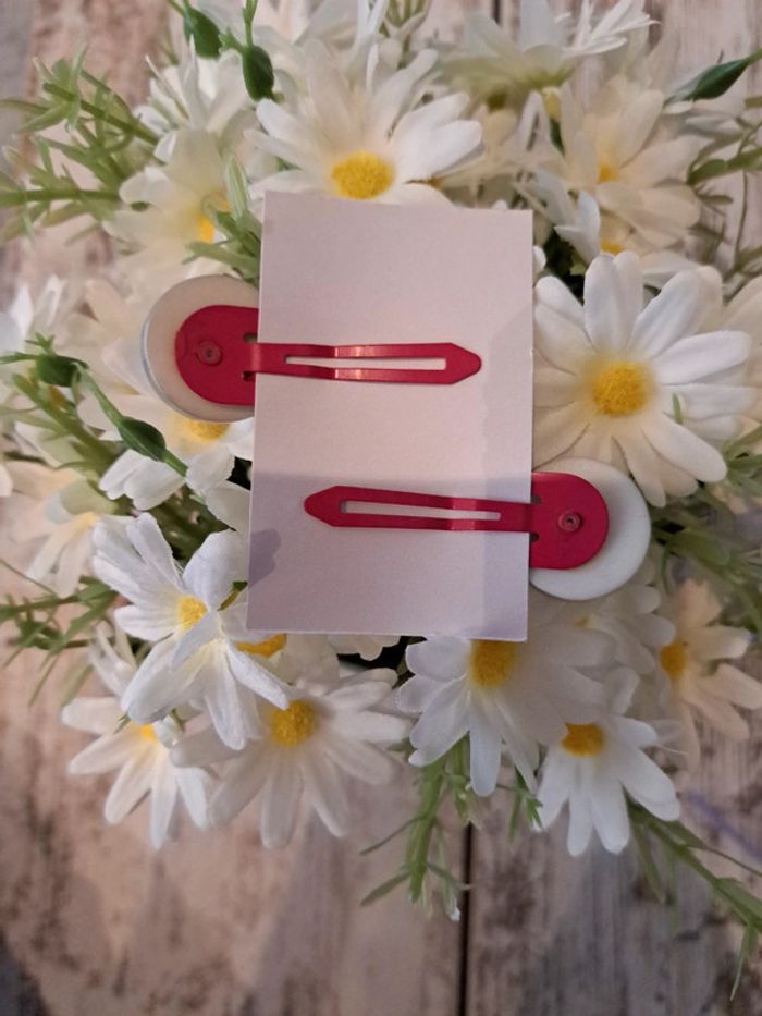 2 barrettes Charlotte aux fraises - photo numéro 4