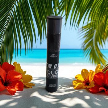Duo lèvres rouge à lèvres + gloss brillant bordeaux 10 Modelite