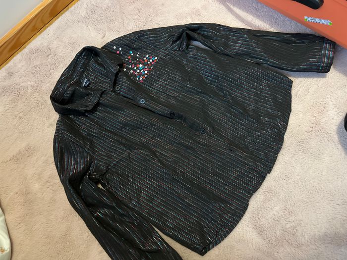 Chemise noir fille 8ans - photo numéro 3