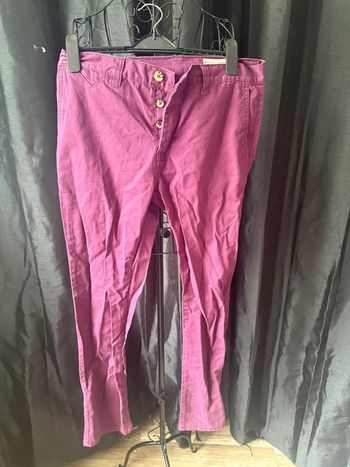 Pantalon violet Denim & Co - Taille W32 L32