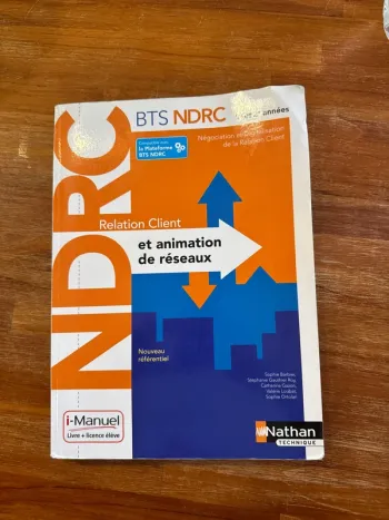 Livre MDRC bts relation client
