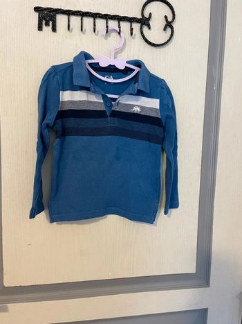 Polo garçon manches longues