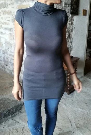 top col roulé gris jennyfer XS
