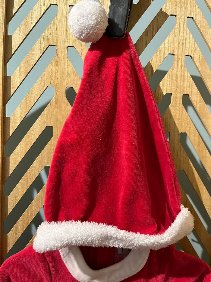 Pyjama Noël fille 6m + bonnet - photo numéro 4