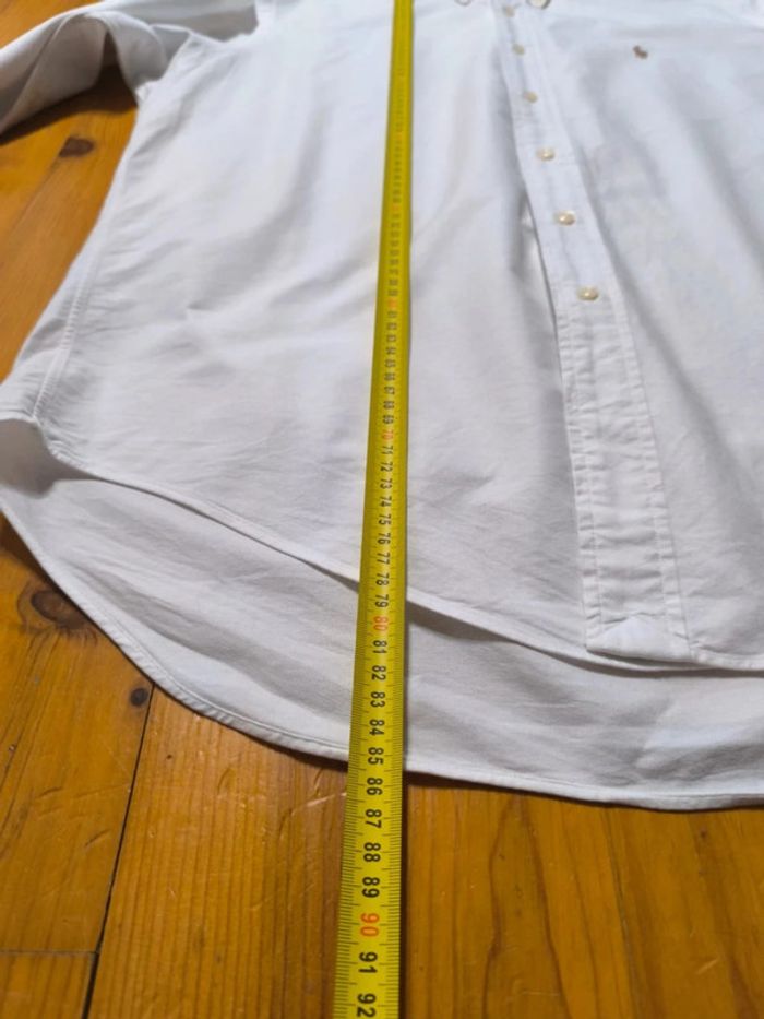 Chemise Manches longues - Ralph Lauren - Yarmouth - Logo brodé premium - Blanc - Taille M - photo numéro 12
