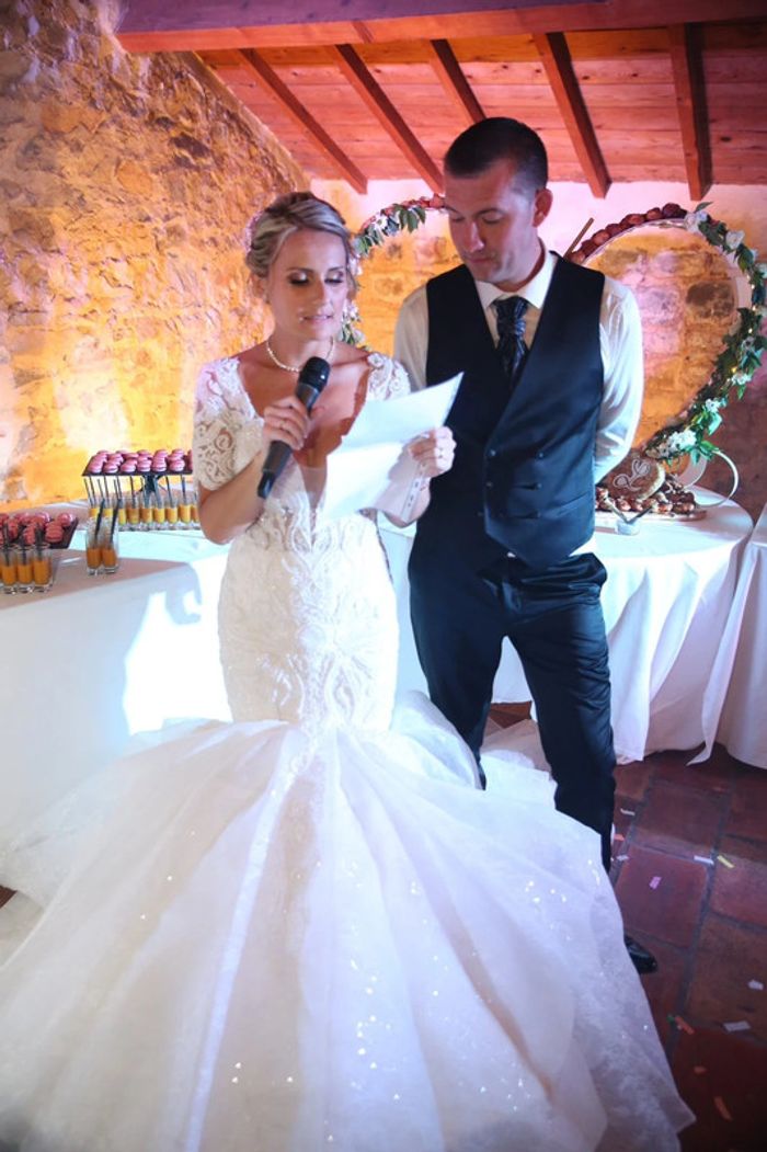 Robe de mariée sirène / princesse évasé en bas - photo numéro 15