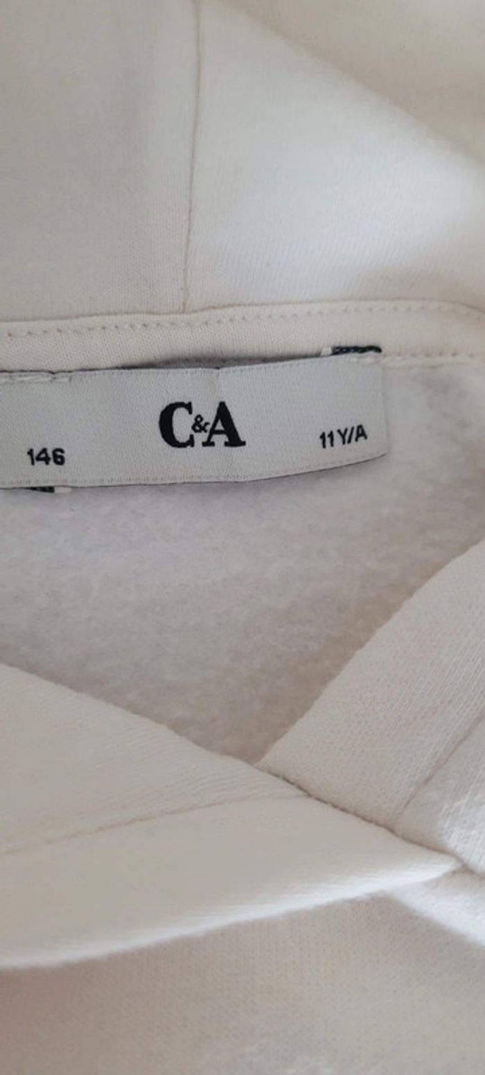 Sweat à capuche molletonné 11 ans - photo numéro 6