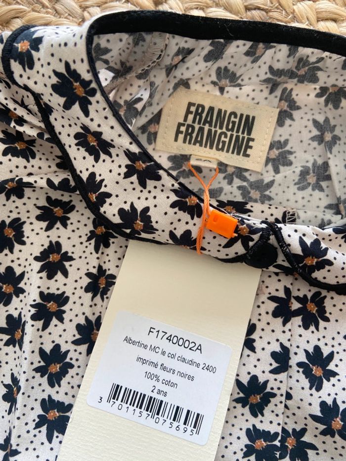 Blouse manches courtes, Frangin frangine 2ans - photo numéro 2