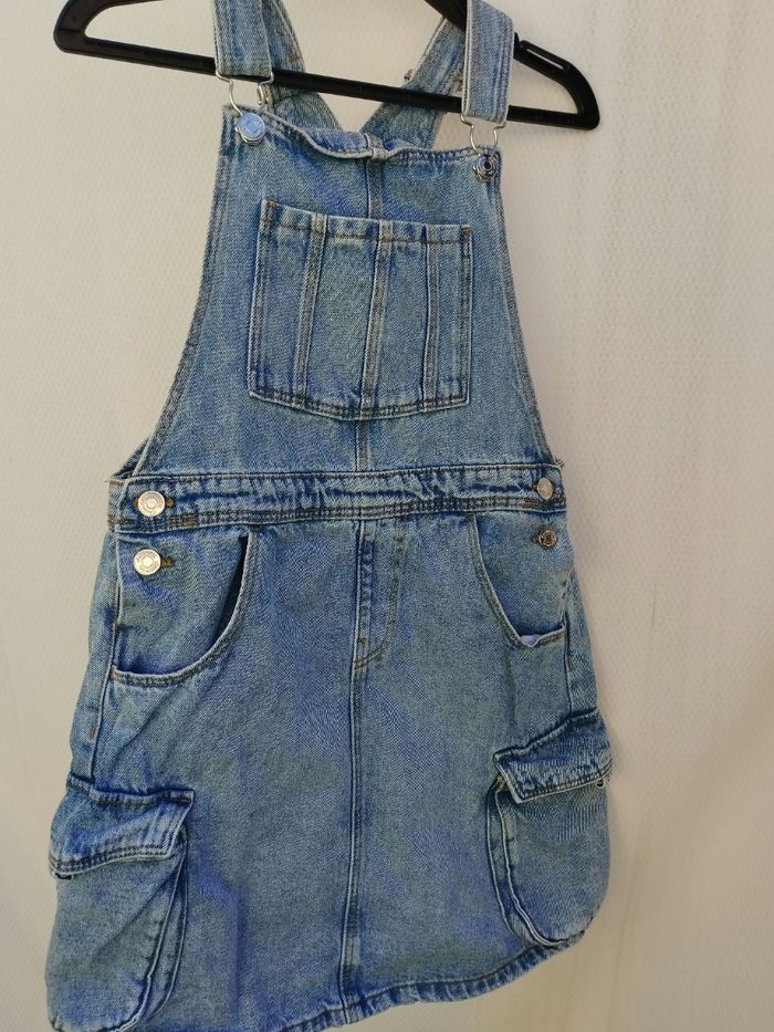 Robe salopette en jean enfants - photo numéro 2