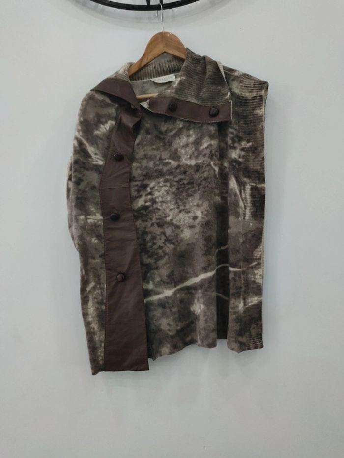 Poncho 100% cachemire taille L