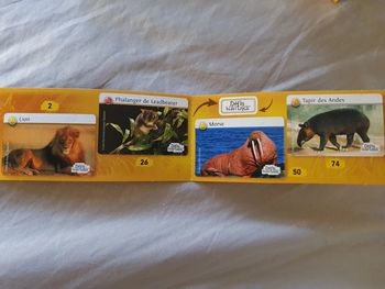 Autocollants Défis Nature Auchan 
2-26-50-74