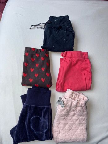 Lot 5 pantalons chauds