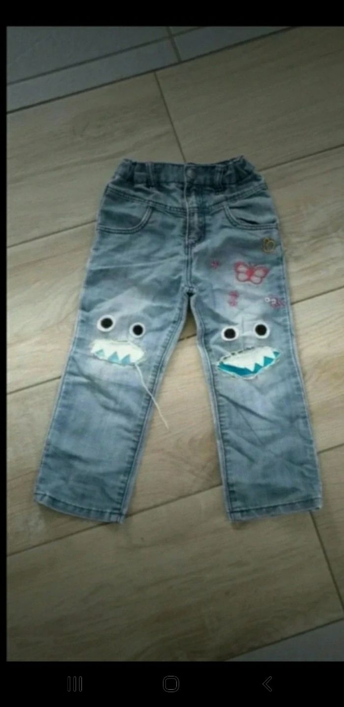 Jeans rigolo fille dpam 23 mois