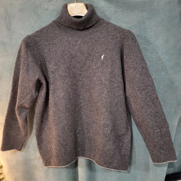 Pull à Col Roulé - Vintage - Laine d'Agneau 🧥 Gentleman Farmer - Taille 3XL (plutôt un M)