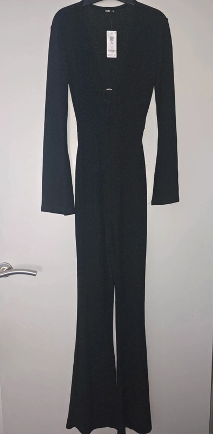 Combinaison brillante noire - Undiz - Taille S - Neuve