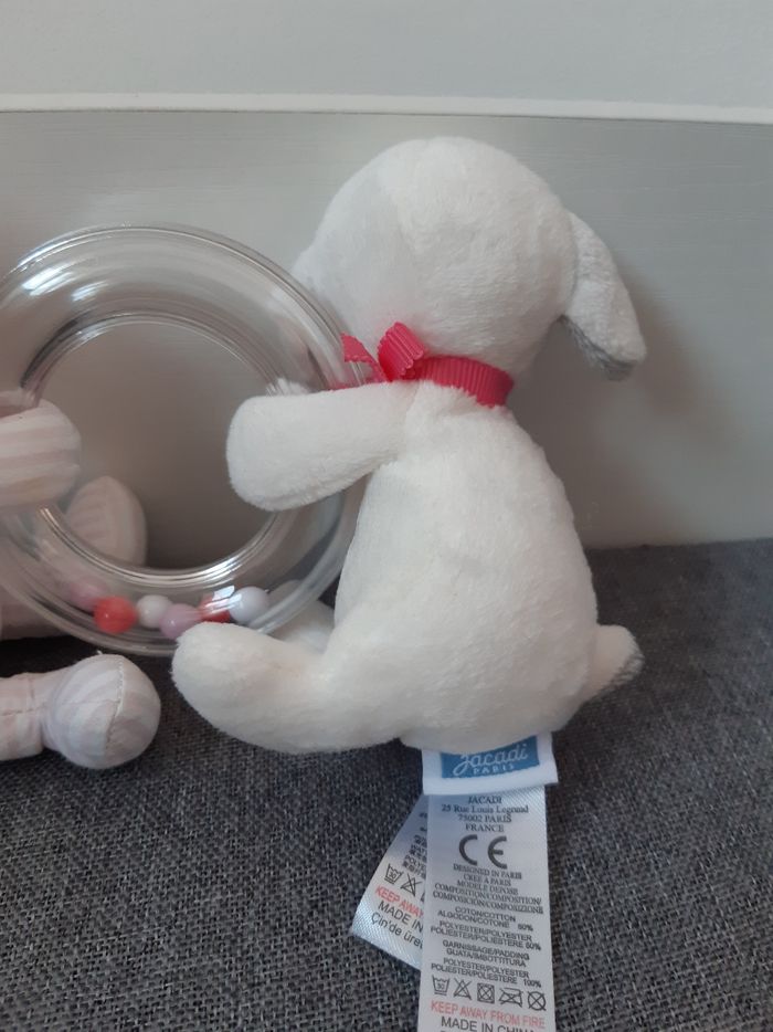 Jouet Peluche Hochet Jacadi - photo numéro 5
