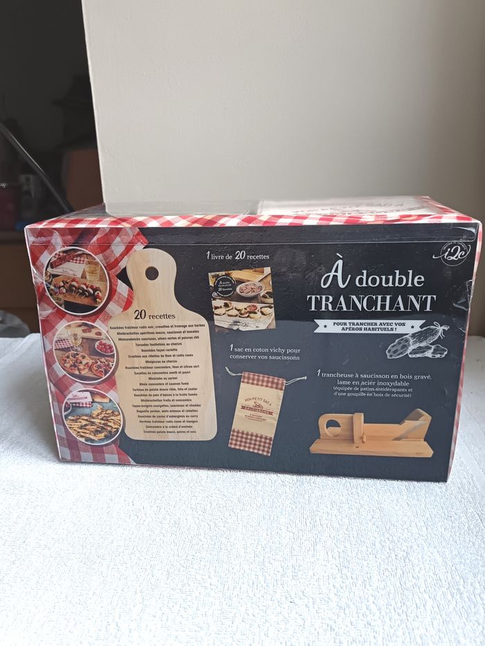 trancheuse charcuterie A double tranchant NEUF 1/2 - photo numéro 4