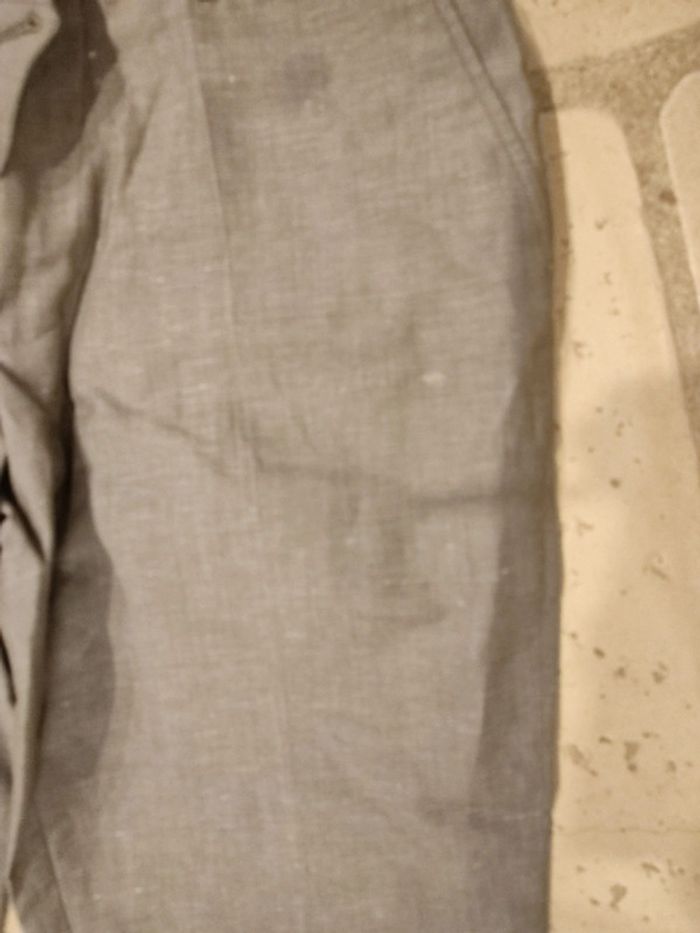 Pantalon de costume lin et polyester - photo numéro 3