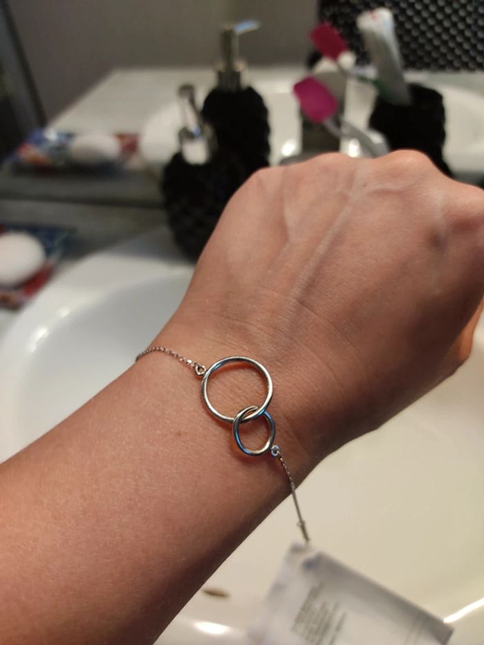 Bracelet main anneaux