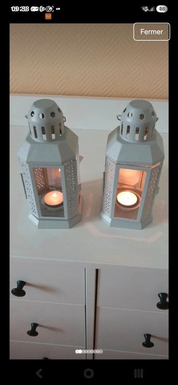 2 magnifique lanternes ikea
