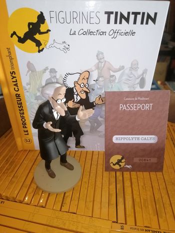 Tintin Figurine n 52 Professeur Calys