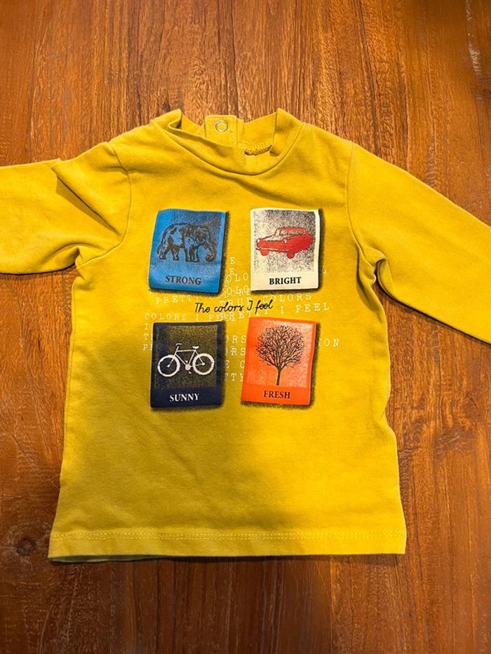 Lot jean t-shirt polo 6 mois - photo numéro 7