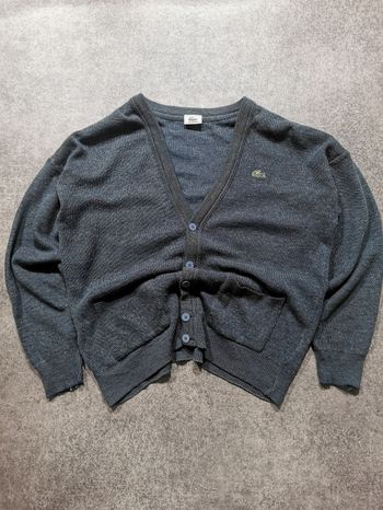 Cardigan vintage Lacoste année 90 laine