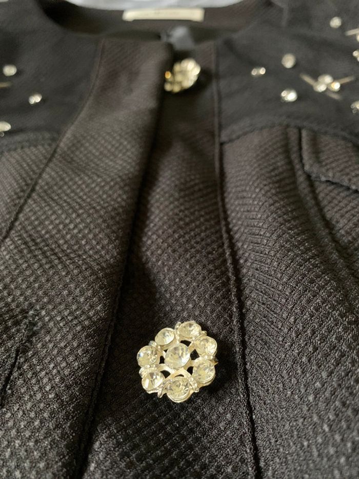 Veste Forever noire à strass - photo numéro 6