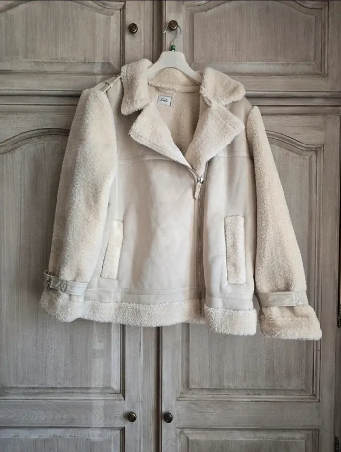 Manteau fouroure sherpa perfecto pimkie taille 42 XL