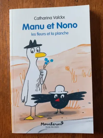Manu et Nono les fleurs et la planche.