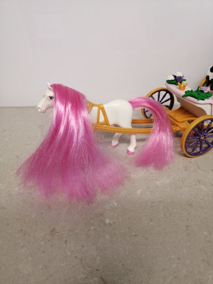 Playmobil Calèche, cheval, figurines - photo numéro 2