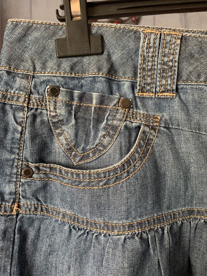 mini jupe jeans souple - photo numéro 2